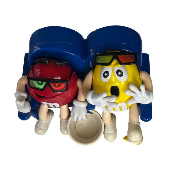 M&Ms At The Movies 3D Candy Dispenser Theater Seats Red Yellow Collectible - Picture 11 of 11